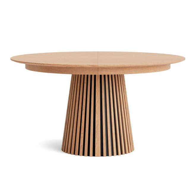 Table à manger ronde extensible bois 6-10pl, FREYA - LISA DESIGN