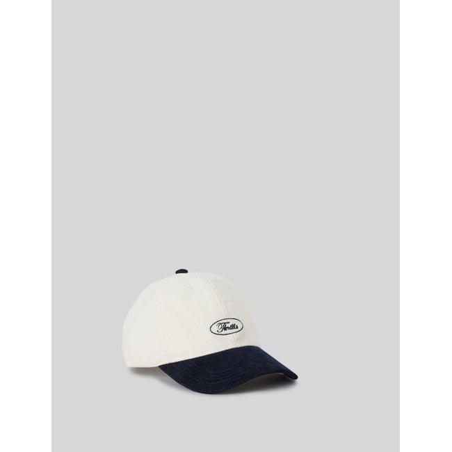 Casquette brodée blanc écru <span itemprop=