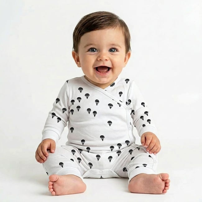 Pyjama bébé - Très bon état blanc <span itemprop=