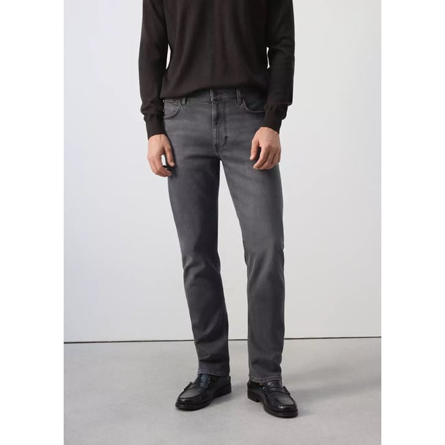 Jean Patrick slim fit Ultra Soft Touch gris denim <span itemprop=