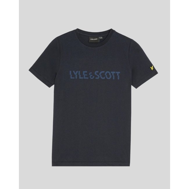 T-shirt imprimé bleu foncé marine <span itemprop=