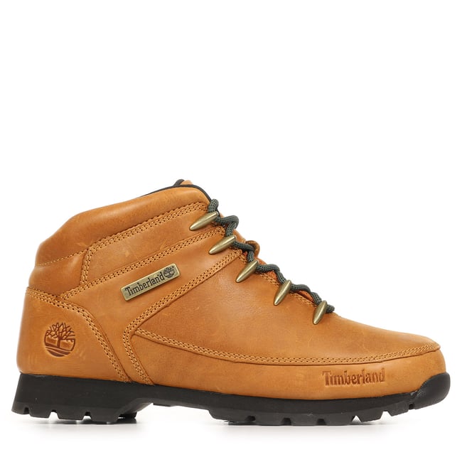 Boots EURO PRINT MID LACE wheat full grain with black <span itemprop=