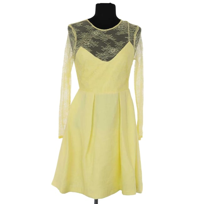 Robe - Très Bon État jaune <span itemprop=