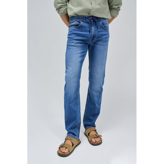 PANTALON JOGGERS S-ACTIV bleu <span itemprop=