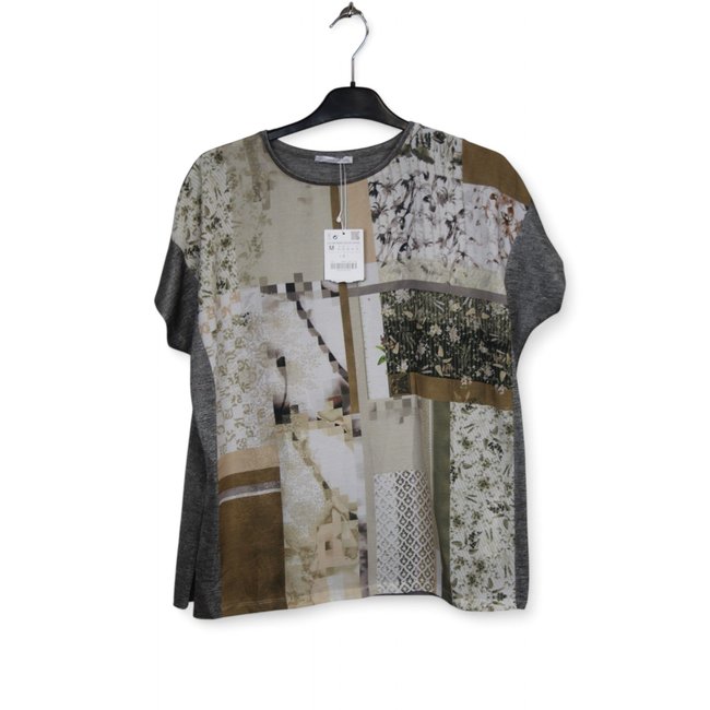 Tee-shirt - Très bon état gris <span itemprop=