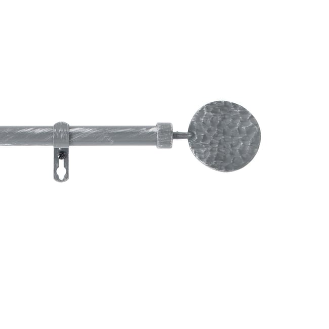 Kit de tringle a rideaux Bulle chromé, laiton, nickel mat <span itemprop=