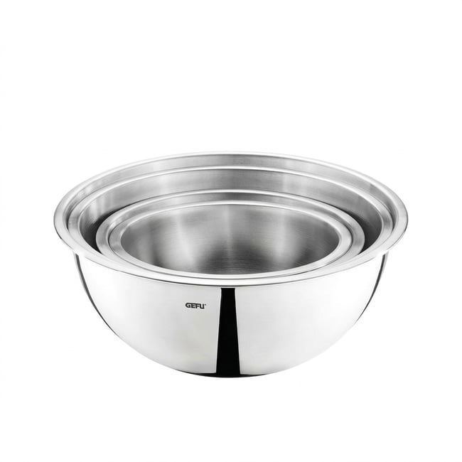Set de bols en acier inoxydable CAVARO, 4 pièces argent <span itemprop=