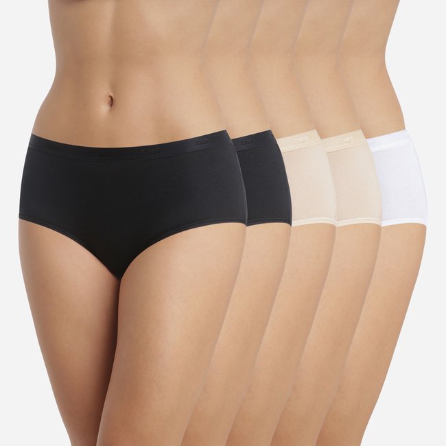 Lot de 5 boxers coton Les Pockets Ecodim n/nr/s/sk/b <span itemprop=