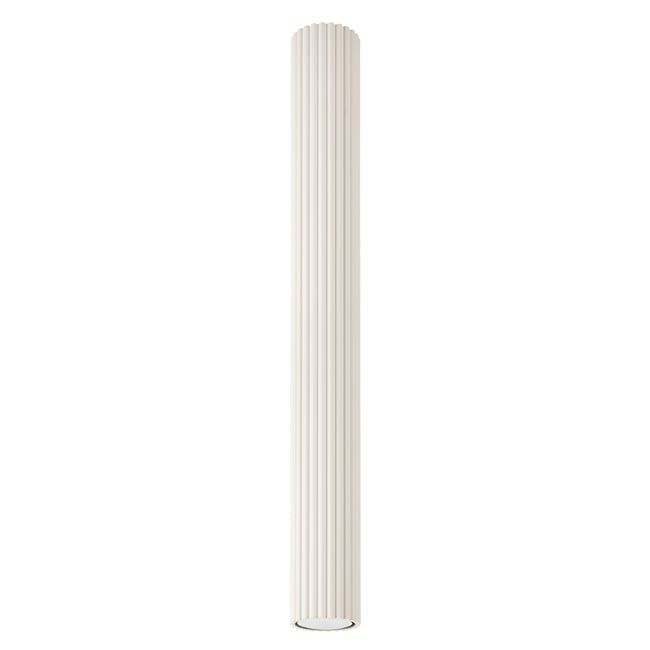 Plafonnier Aluminium Beige GU10 1 Karbon 60 Couleur beige <span itemprop=