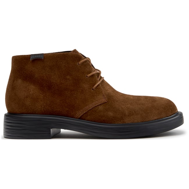 Bottines Dean Suede Leather brun moyen 007 <span itemprop=