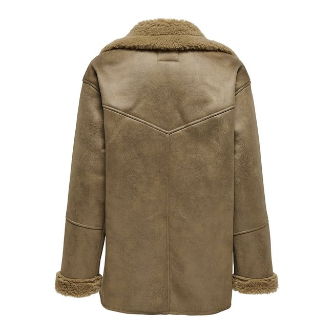 Mid Length Buttoned Coat Mid Season
