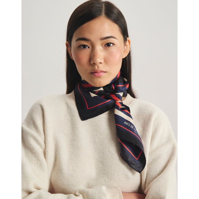 Foulard Lewis en soie - INES DE LA FRESSANGE PARIS