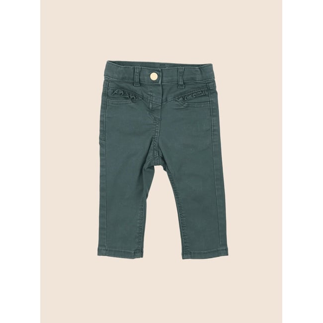 Pantalon - Très bon état vert <span itemprop=