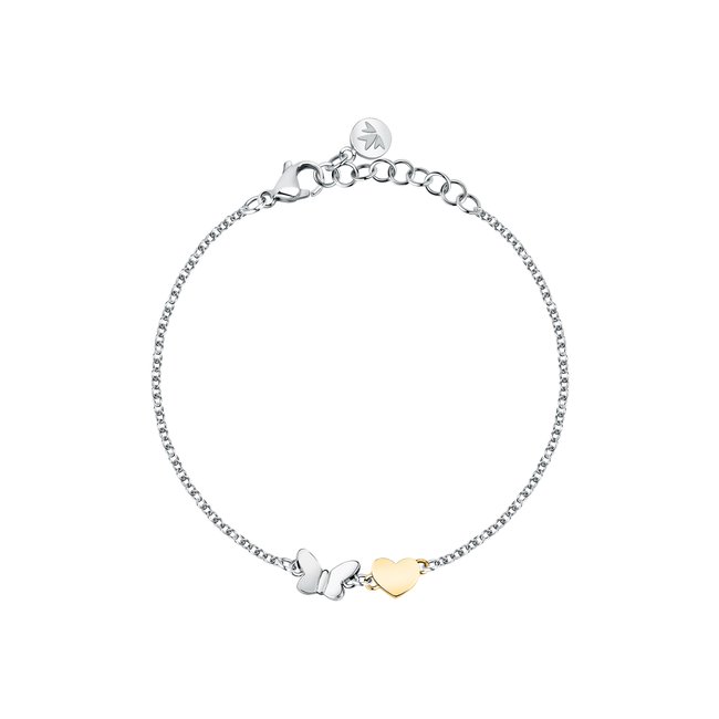 Bracelet TALISMANI acier/or <span itemprop=