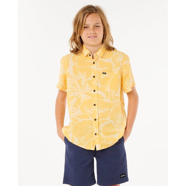 Chemise à manches courtes Artist of The SEARCH COSY Welsh enfant kaki clair <span itemprop=