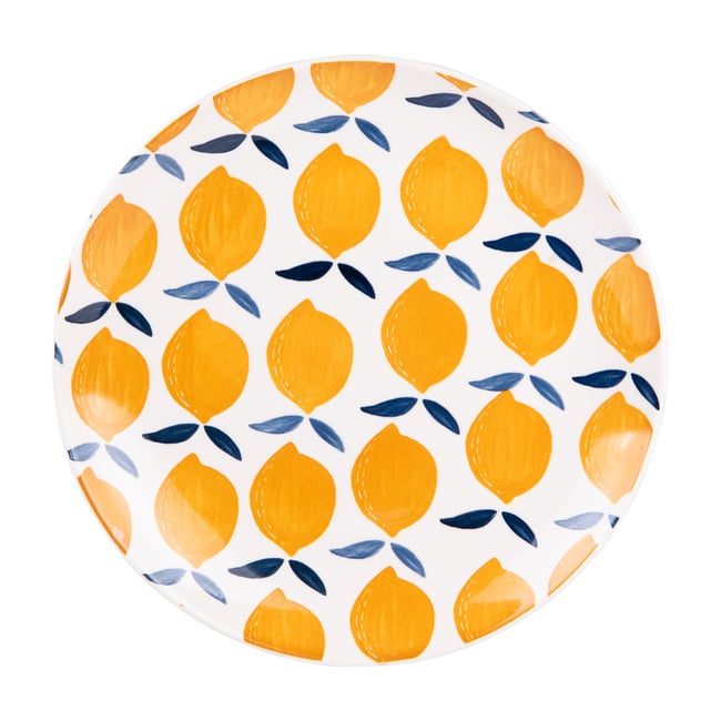 Assiette de présentation Sicilia 33 cm - SICILIA Couleur jaune <span itemprop=