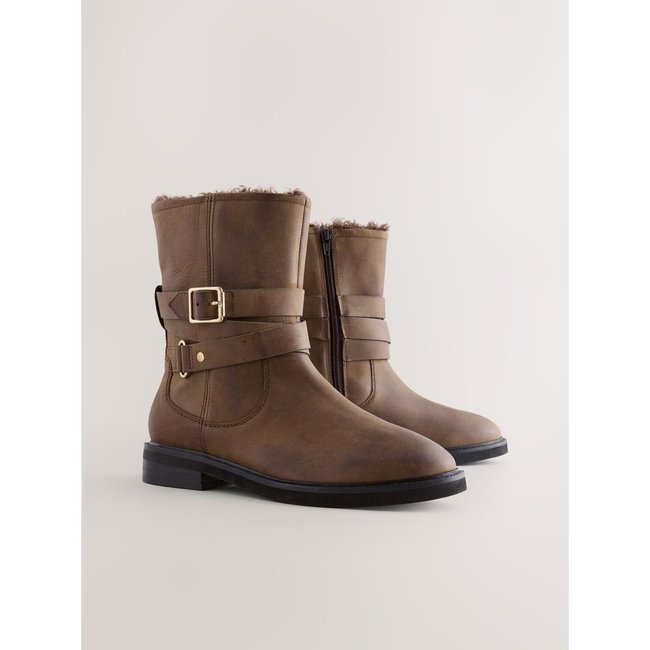 Bottines avec peau lainée forever comfort® - NEXT