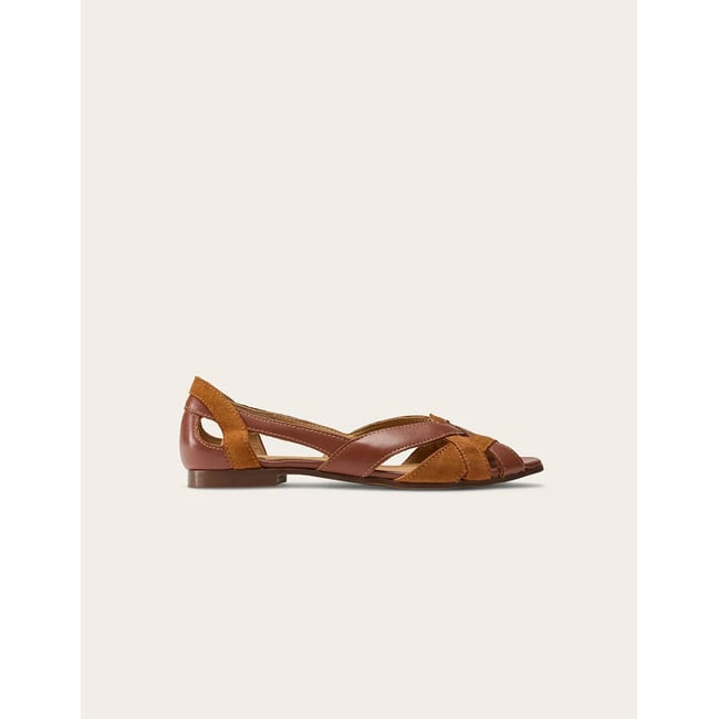 Sandales CLÉMENTINE cognac <span itemprop=