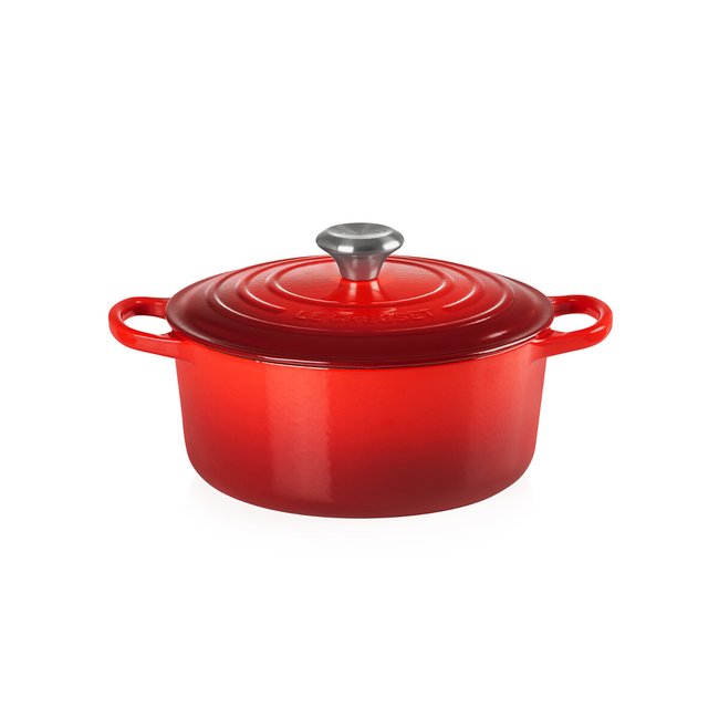 Cocotte Ronde Signature rouge <span itemprop=