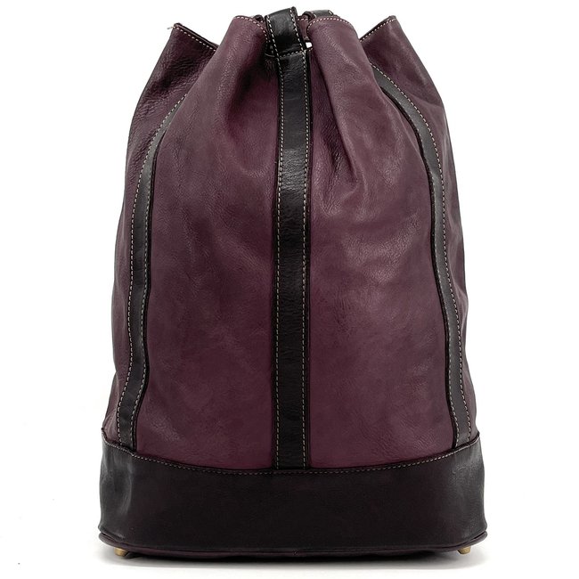 Sac à dos en cuir souple vintage tannage végétal italien HYPERION - OH MY BAG