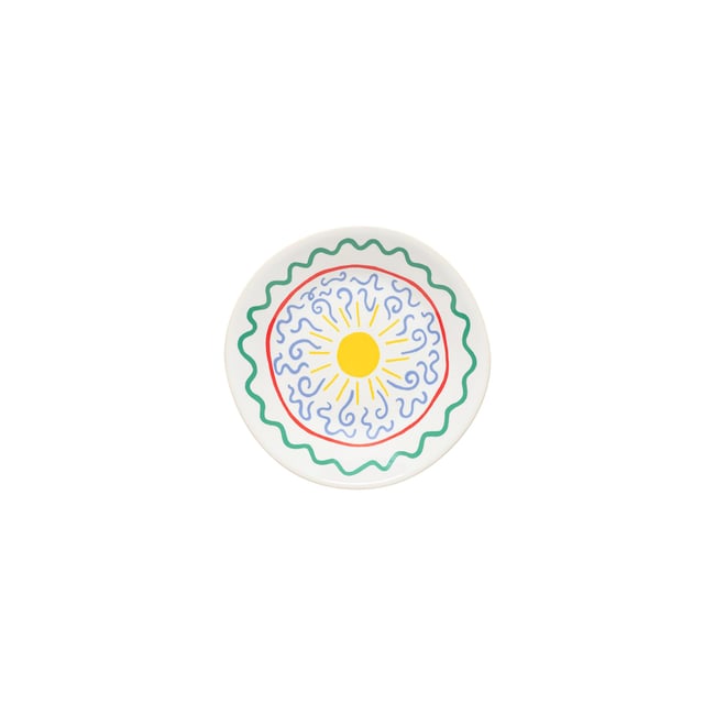 Assiette Apéritive Sun Summer Bliss Couleur multicolore <span itemprop=