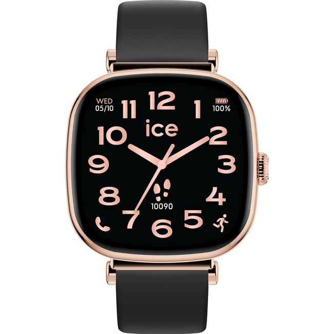 Montre connectée ICE SMART SQ 2.0 doré rose noir <span itemprop=