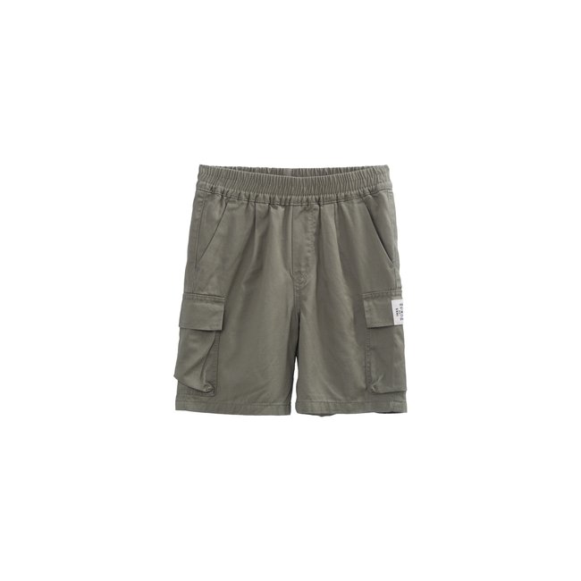 Bermuda JOGGER mix Lyocell vert kaki <span itemprop=