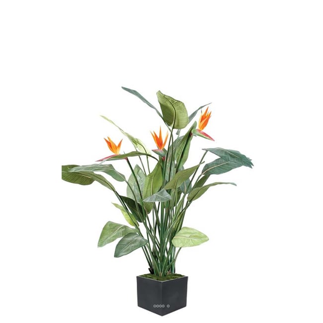 Plante fleurie Strelizia Heliconia artificiel - ARTIFICIELLES