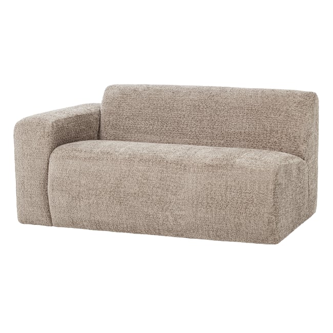 Élément 1,5 place laine MOJO BASE Couleur sable foncé <span itemprop=