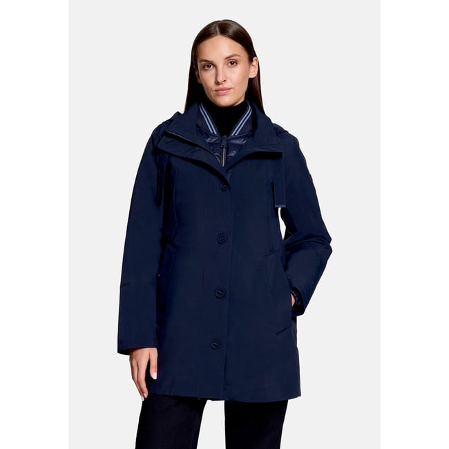 Veste 4 en 1 fonctionnel(le) bleu foncé <span itemprop=