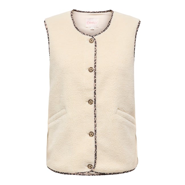 Veste sans manches en sherpa - ONLY