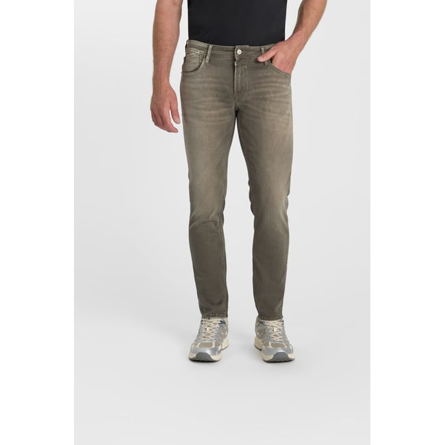 Jeans slim BLUE JOGG 700/11, longueur 34 brown <span itemprop=