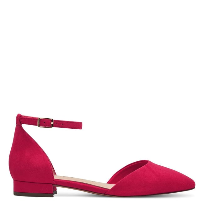 Ballerine en boucle rose fard combiné <span itemprop=