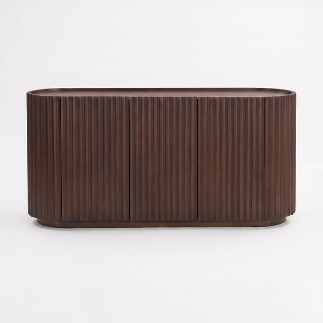 Buffet en bois de manguier - LIO Couleur marron foncé <span itemprop=