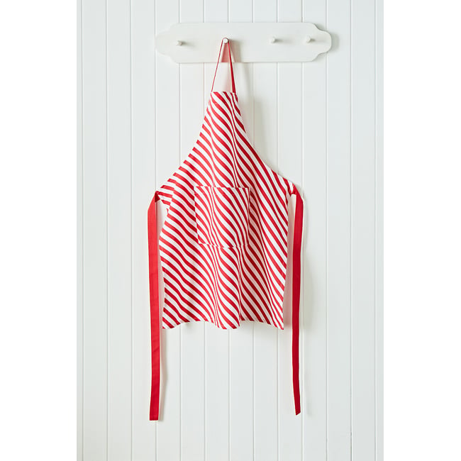 Christmas Candy Cane Apron, red, CATHERINE LANSFIELD