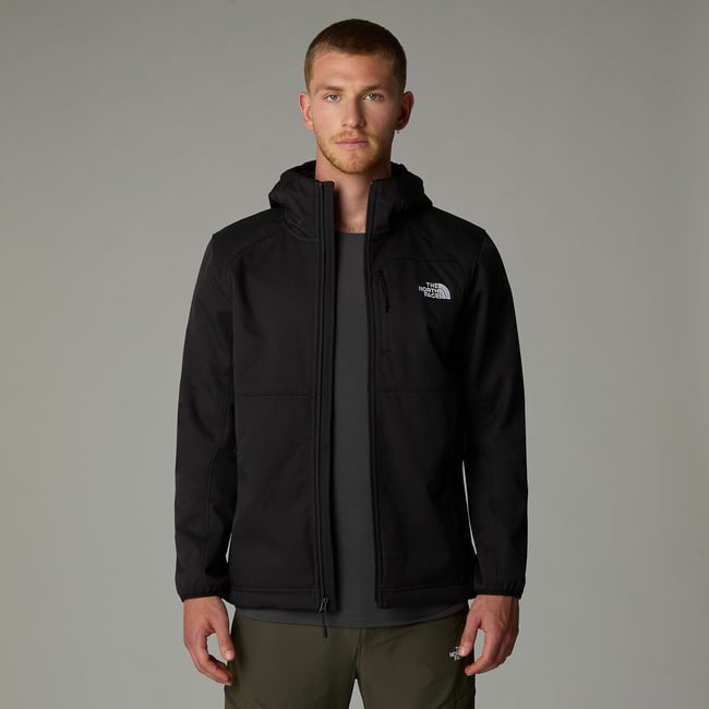 Veste Softshell à capuche noir <span itemprop=