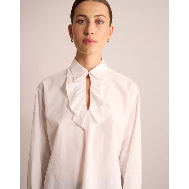 Chemise Ortiz en coton blanc - INES DE LA FRESSANGE PARIS