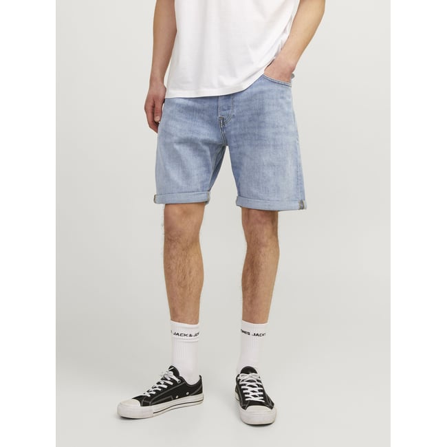 Short Short Relaxed Fit blue denim <span itemprop=