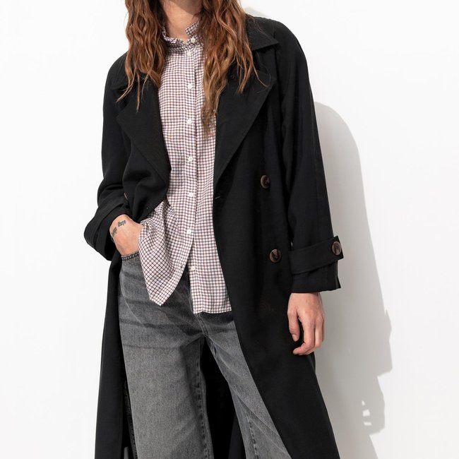 Trench long ceinturé Promod | La Redoute