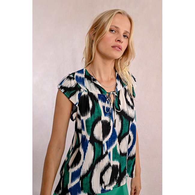 Top imprimé multicolore <span itemprop=