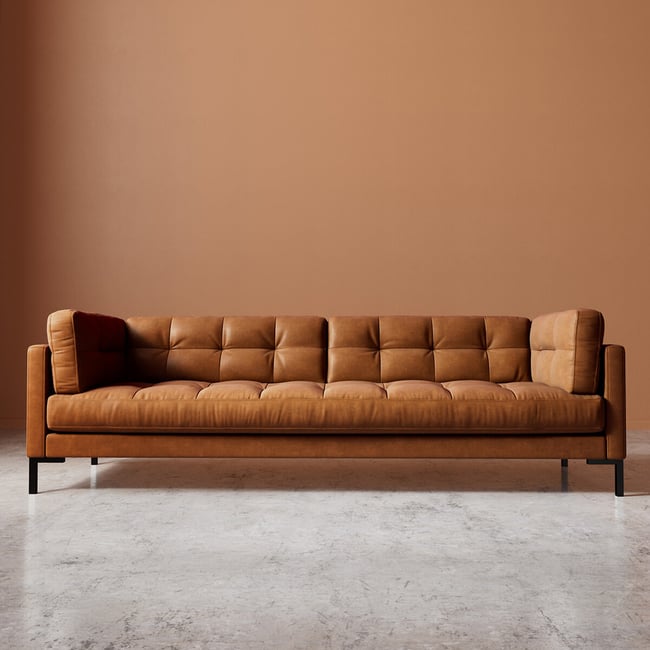 Landau Smart Leather 2/3/4 Seater Sofa - SWOON