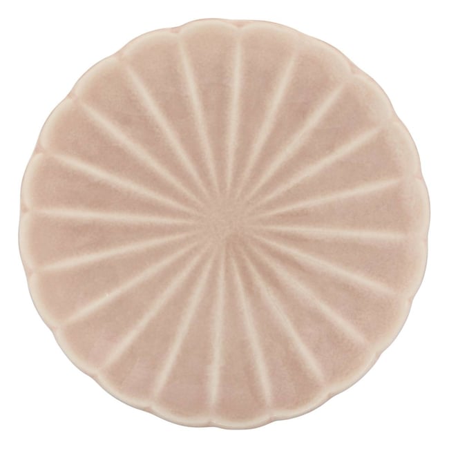 Lot de 4 assiettes à pain ronde en grès ROMY - ATMOSPHERA