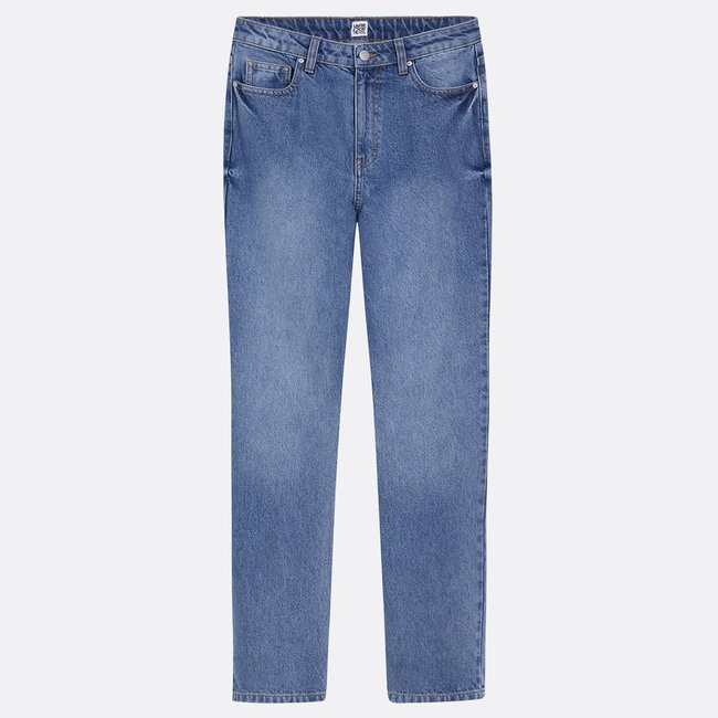 Jean droit taille standard bleu stone <span itemprop=