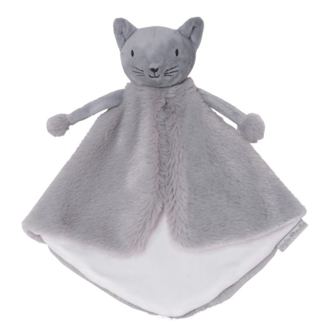 Doudou Cape Marionnette Oscar le Chat 30x30CM gris <span itemprop=