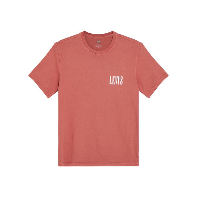 Tee-shirt coupe oversize Levi's® en coton rouille avec le nom de la marque imprimé à la poitrine rouille <span itemprop=