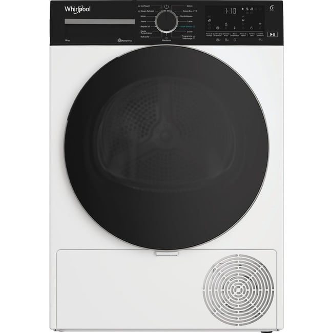 Sèche linge pompe à chaleur CWD122MWBSFR - WHIRLPOOL