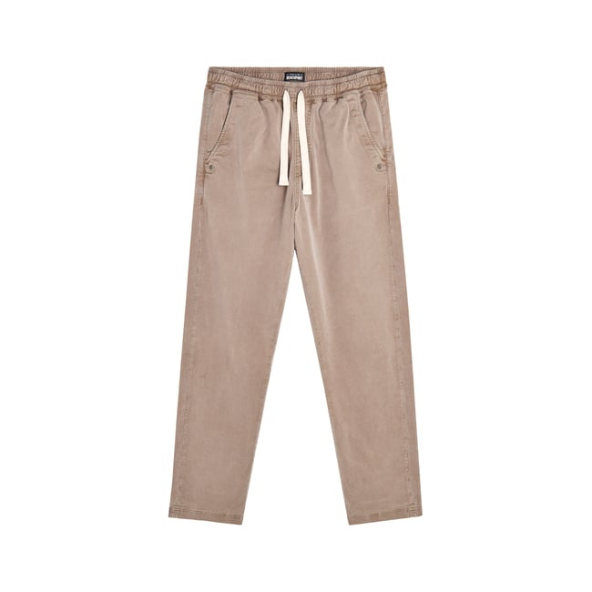 PANTALON LOOSE TEAK taupe <span itemprop=