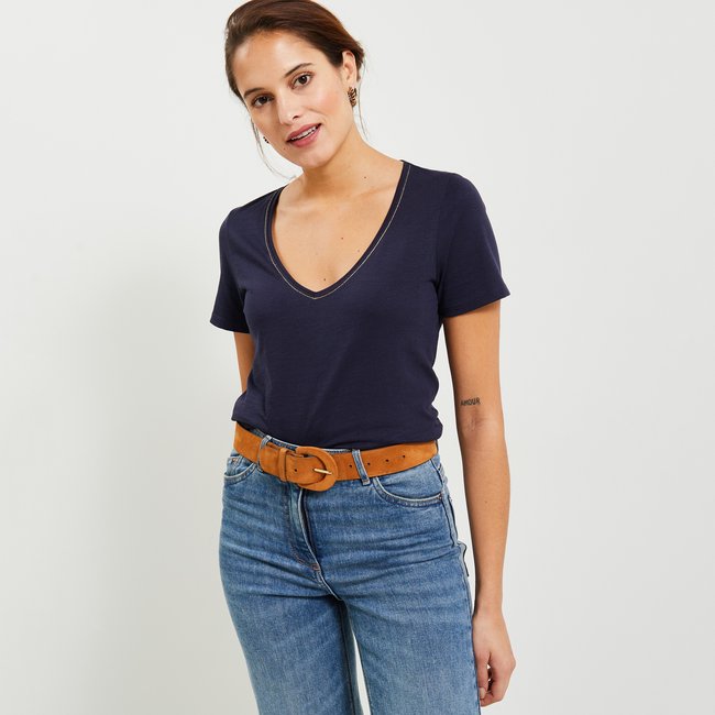 T-shirt col V - GRAIN DE MALICE