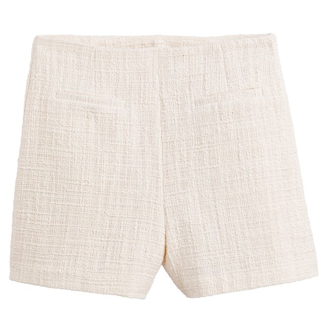 Shorts in tweed, vita alta avorio LA REDOUTE COLLECTIONS