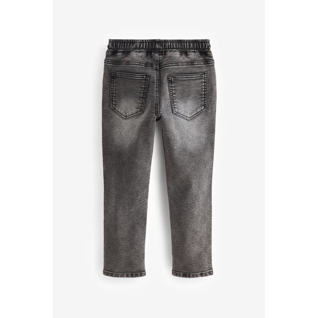 Jean NEXT Décontracté Garçon 10 Ans - Taille 26, Longueur De Jambe 24 - Noir Délavé - Denim